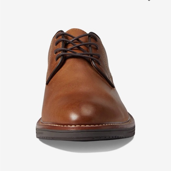 NIB Johnston & Murphy Men\'s Upton Tan Oiled Full Grain Shoes